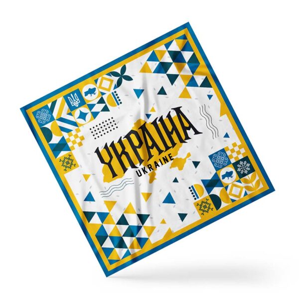 Хустка патріотична Геометрія Свободи. Україна. Geometry of Freedom. Ukraine