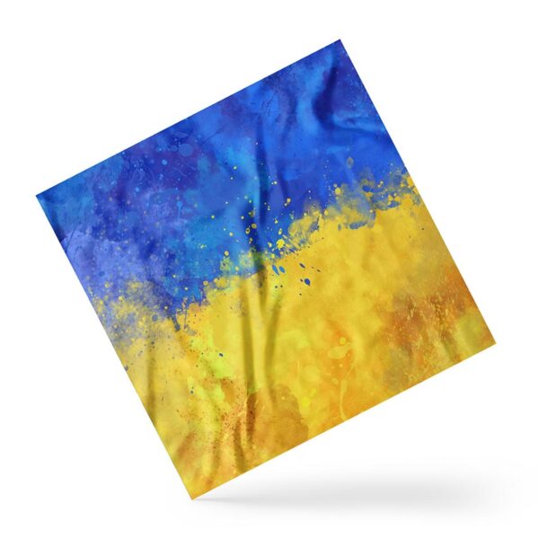 Хустка патріотична з принтом Прапор України. Ukraine flag