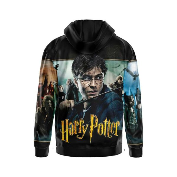 Худи мужское с принтом «Гарри Поттер. Магический мир. Harry Potter. Magical World»