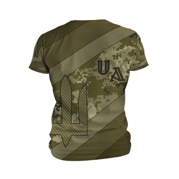 Футболка мужская спортивная с принтом «Камуфляж свободы. Camouflage of Freedom»