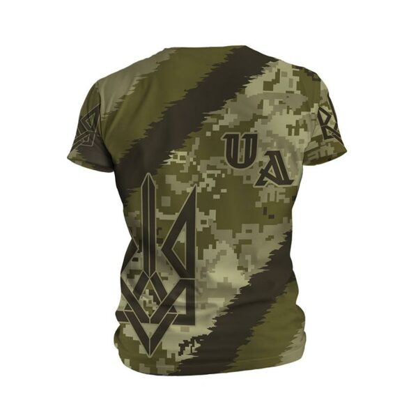 Футболка мужская спортивная с принтом «Камуфляж свободы. Camouflage of Freedom»