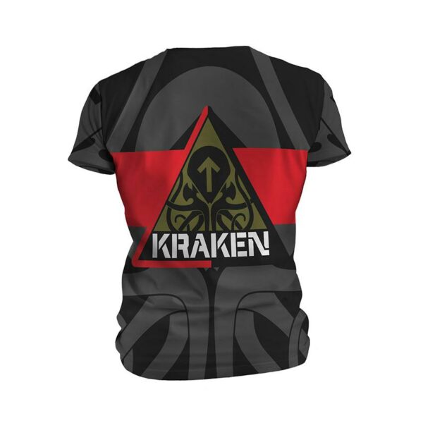Футболка чоловіча спортивна з принтом «Спецпідрозділ Kraken. Елітний захист. Kraken Regiment. Elite Defense»