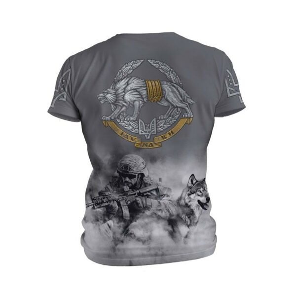 Футболка чоловіча спортивна з принтом «ССО. Бойовий дух. Warrior Spirit»