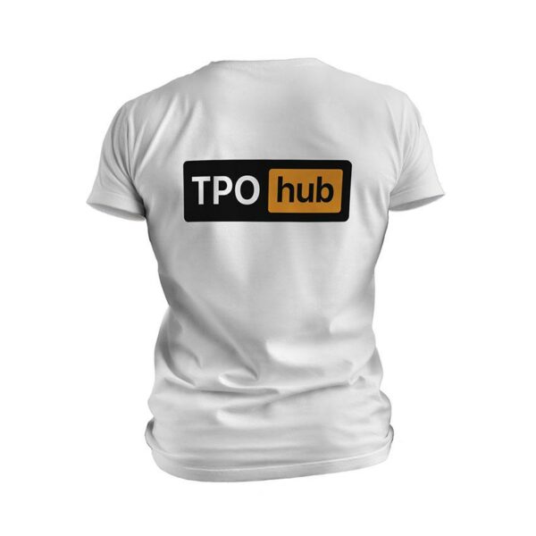 Футболка мужская спортивная с принтом «ТРО Hub. Сила Украины. Power of Ukraine»