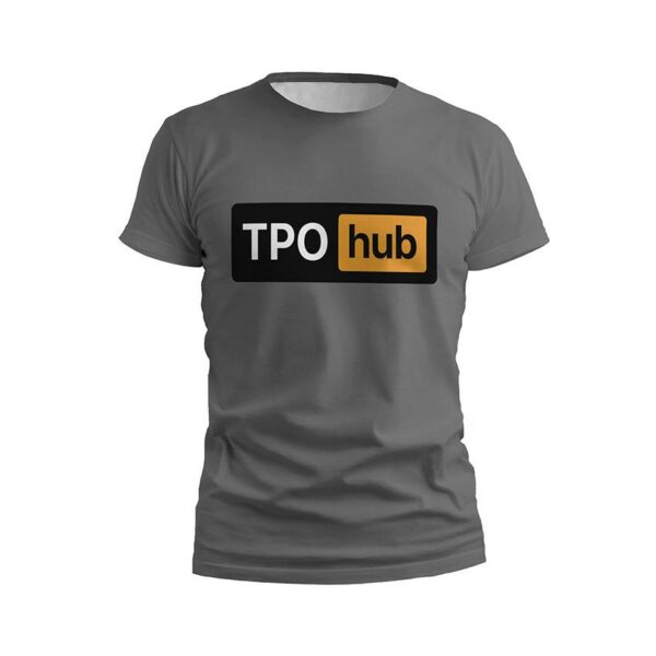 Футболка мужская спортивная с принтом «ТРО Hub. Сила Украины. Power of Ukraine»
