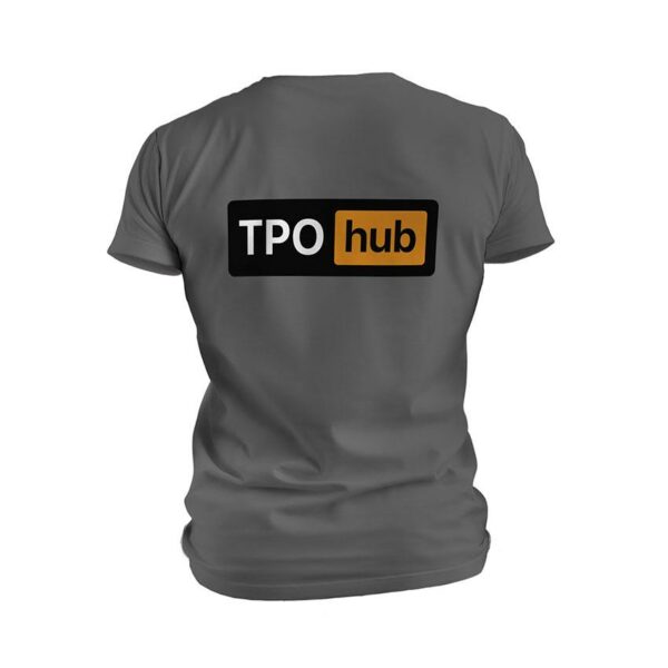 Футболка мужская спортивная с принтом «ТРО Hub. Сила Украины. Power of Ukraine»