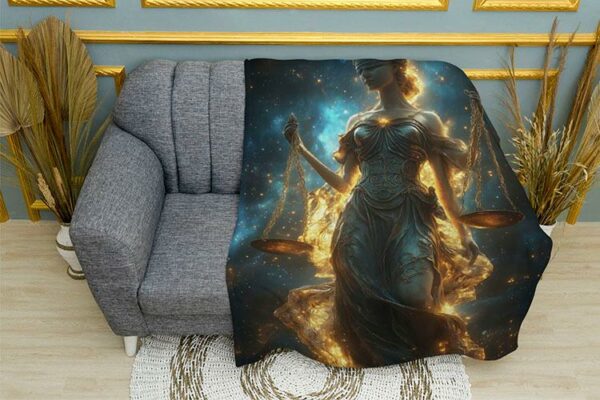 Плед «Весы. Знаки Зодиака. Libra. Zodiac Signs»