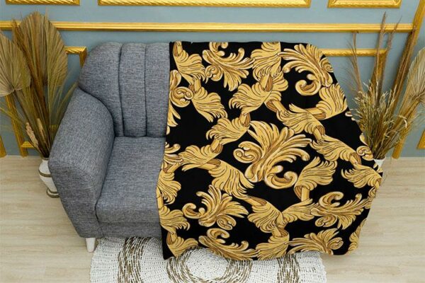 Плед «Версаче. Патерн. Versace. Pattern»