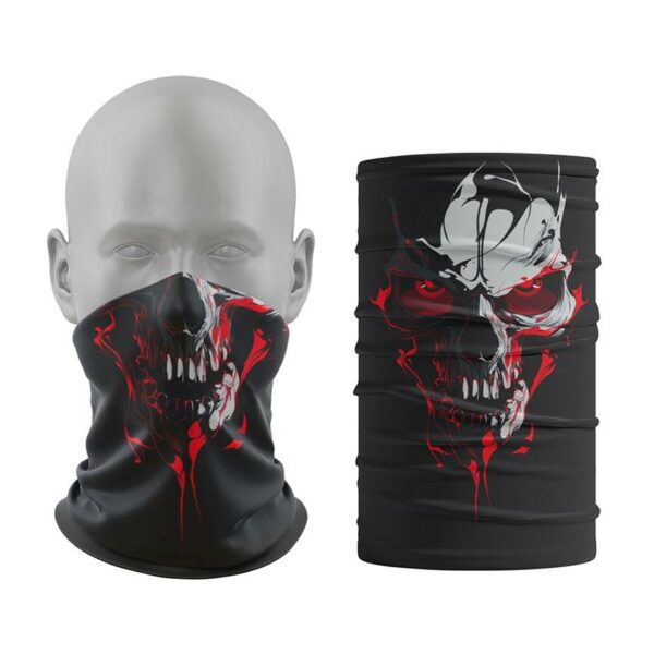 Баф з принтом «Череп. Лють в Очах. Skull. Rage Eyes»