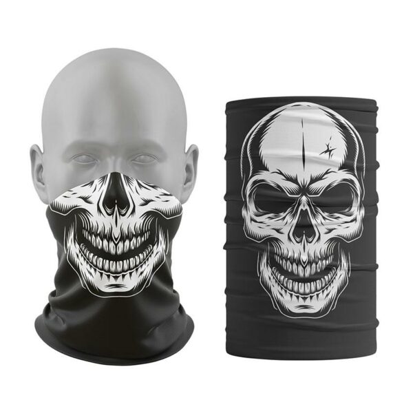 Баф з принтом «Череп. Усмішка. Skull. Smile»