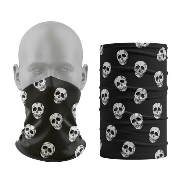 Баф з принтом «Черепи. Патерн. Skulls. Pattern»