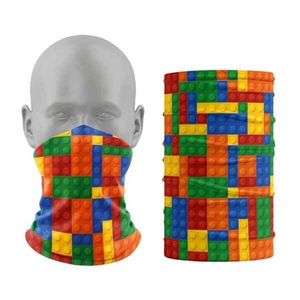Баф з принтом «Лего. Патерн. Lego. Pattern»
