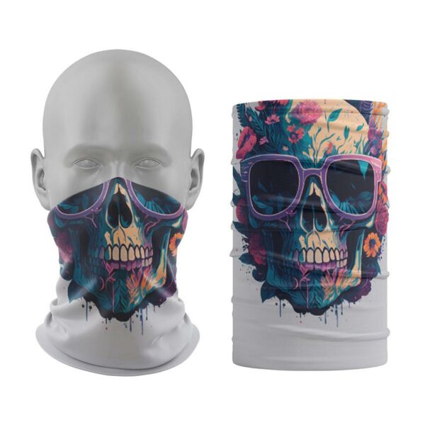 Баф з принтом «Яскравий череп. Bright Skull»