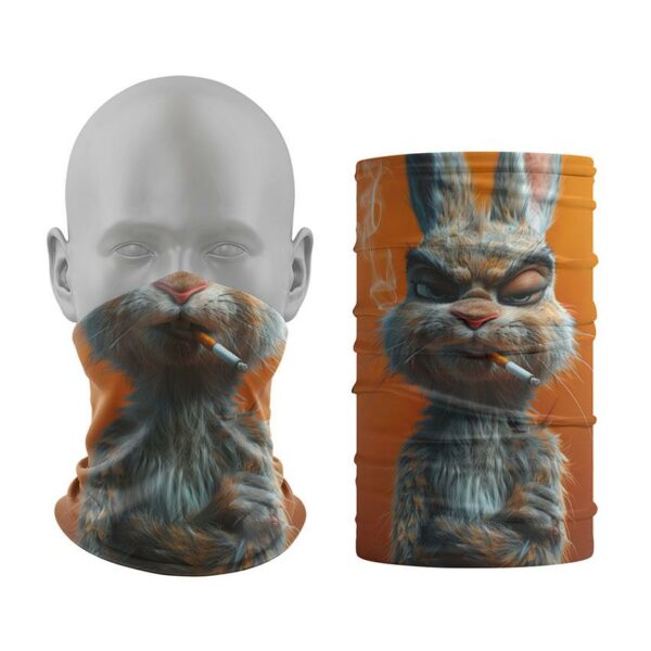 Баф з принтом «Злий Кролик. Angry Bunny»