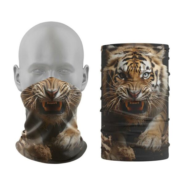 Бафф с принтом «Злой тигр. Angry tiger»