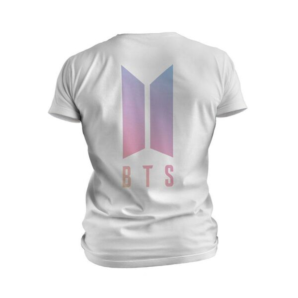 Футболка чоловіча спортивна з принтом «БТС. Яскраве лого. BTS. Bright logo»