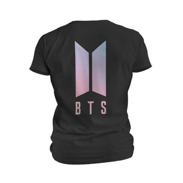Футболка чоловіча спортивна з принтом «БТС. Яскраве лого. BTS. Bright logo»
