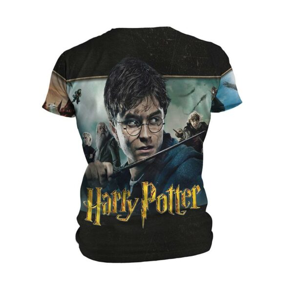Футболка чоловіча спортивна з принтом «Гаррі Поттер. Магічний світ. Harry Potter. Magical World»