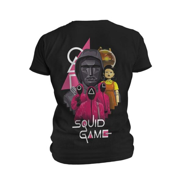 Футболка мужская спортивная с принтом «Игра в кальмара. Лидер игры. Squid Game. Game Leader»
