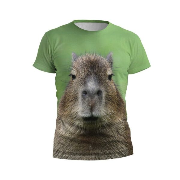 Футболка мужская спортивная с принтом «Забавная капибара. Funny capybara»