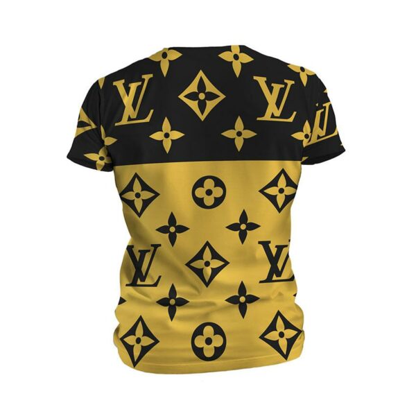 Футболка мужская спортивная с принтом «Луи Виттон. Золотой люкс. Louis Vuitton. Golden Luxe»