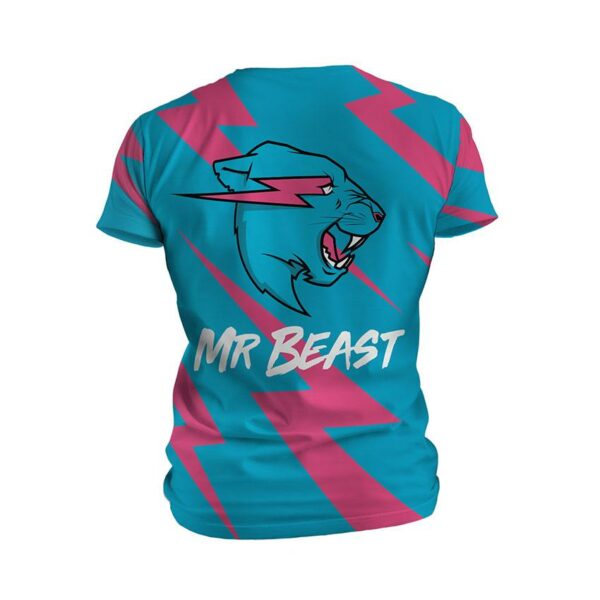 Футболка чоловіча спортивна з принтом «Містер Біст. Грім. Mr.Beast. Thunder»