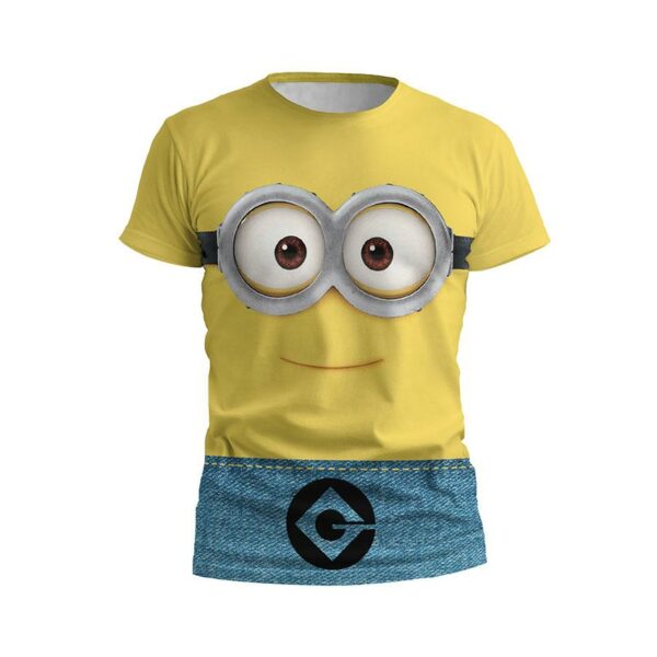 Футболка чоловіча спортивна з принтом «Обличчя Посіпаки. Minion's face»