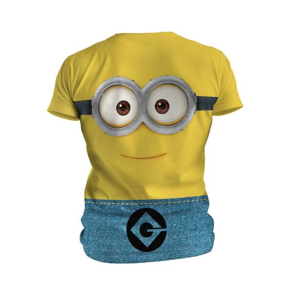 Футболка чоловіча спортивна з принтом «Обличчя Посіпаки. Minion's face»