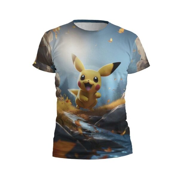 Футболка мужская спортивная с принтом «Пикачу. Pikachu»