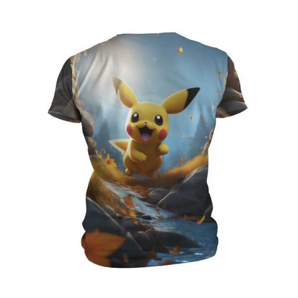 Футболка мужская спортивная с принтом «Пикачу. Pikachu»