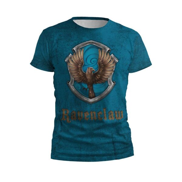 Футболка чоловіча спортивна з принтом «Рейвенклов. Сила знань. Ravenclaw. Power of Knowledge»