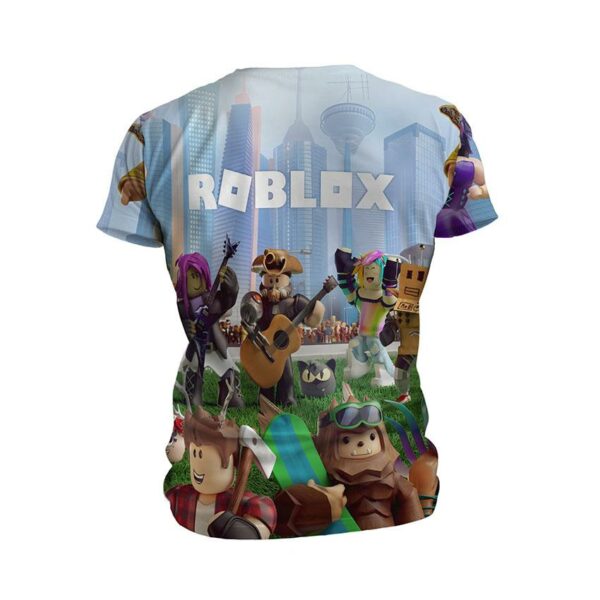 Футболка чоловіча спортивна з принтом «Роблокс. Гра. Персонажі. Roblox. Game. Characters»