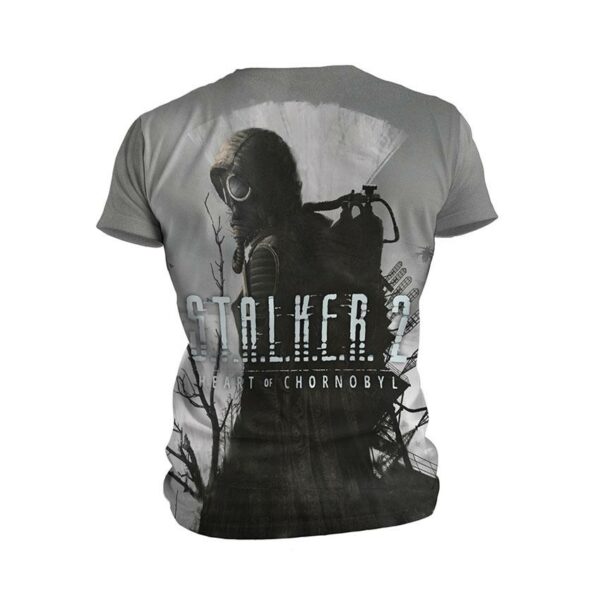 Футболка мужская спортивная с принтом «Сталкер. Игра. Зона Отчуждения. Stalker. Game. Exclusion Zone»