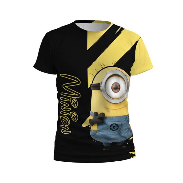 Футболка мужская спортивная с принтом «Стильные Миньоны. Stylish Minions»