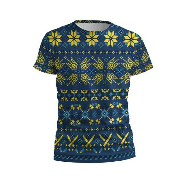 Футболка чоловіча спортивна з принтом «Український Орнамент. Ukrainian Ornament»