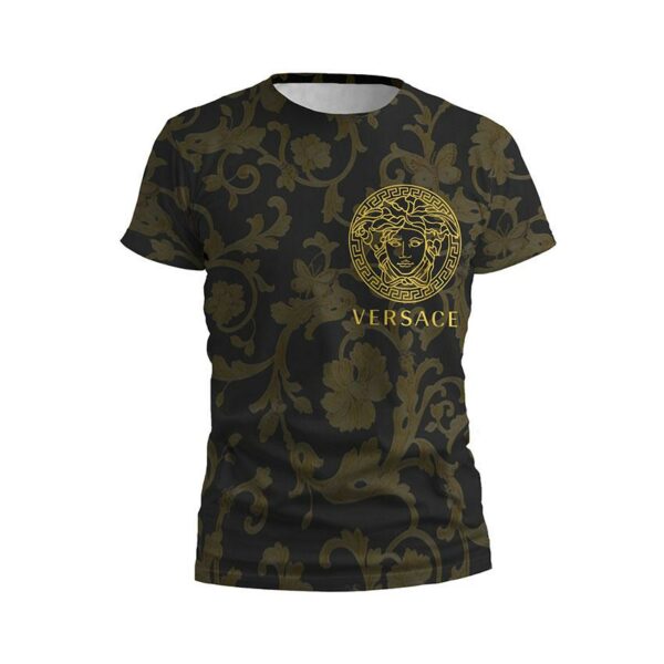 Футболка мужская спортивная с принтом «Версаче. Золотая элегантность. Versace. Golden Elegance»