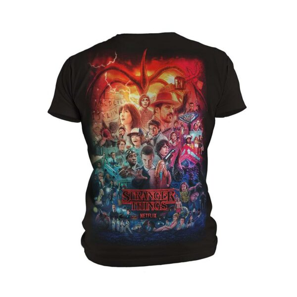 Футболка мужская спортивная с принтом «Очень странные дела. Нетфликс. Stranger Things. Netflix»