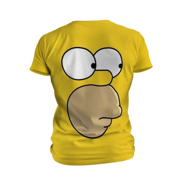 Футболка чоловіча спортивна з принтом «Гомер. Жовте обличчя. Homer. Yellow Face. The Simpsons»
