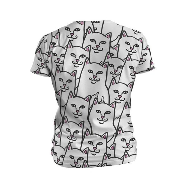 Футболка чоловіча спортивна з принтом «Котик мем. Патерн. Cat meme. Pattern»
