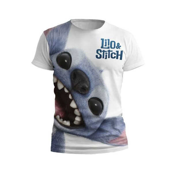 Футболка чоловіча спортивна з принтом «Ліло і Стіч. Бешкетний герой. Lilo and Stitch. Mischievous Hero»