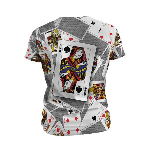 Футболка мужская спортивная с принтом «Пиковая Дама. Карты хаоса. Queen of Spades. Cards Chaos»