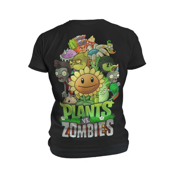 Футболка мужская спортивная с принтом «Растения против зомби. Армия сада. Plants vs. Zombies. Garden Army»