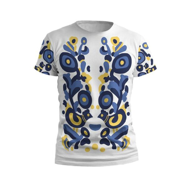 Футболка мужская спортивная с принтом «Украинский узор. Ukrainian pattern»