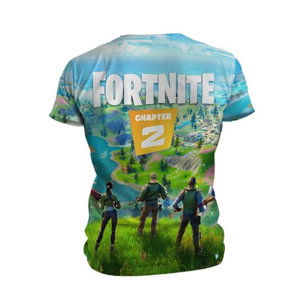 Футболка мужская спортивная с принтом «Фортнайт. Большой мир. Fortnite. Big world»