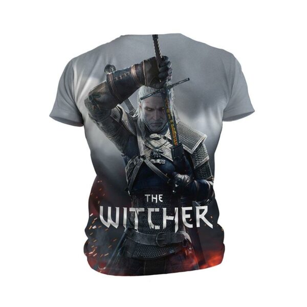 Футболка чоловіча спортивна з принтом «Відьмак. Мисливець на Монстрів. The Witcher. Monster Hunter»