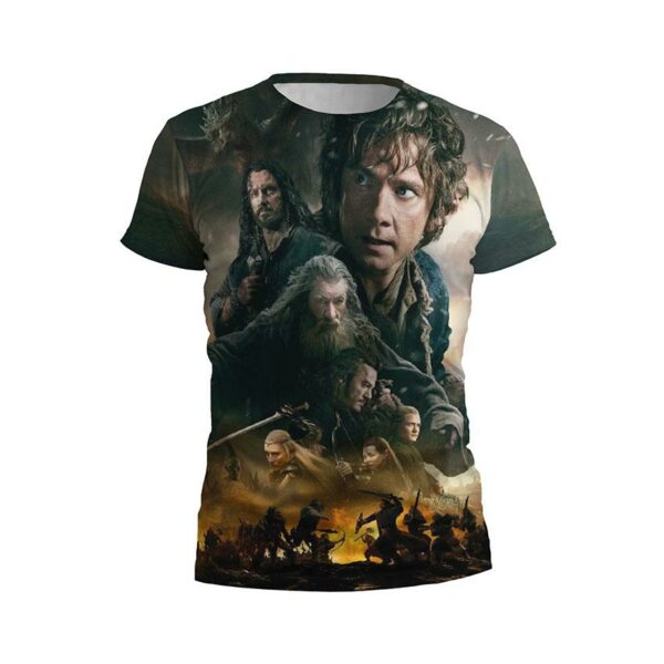 Футболка мужская спортивная с принтом «Властелин колец. Персонажи. The Lord of the rings. Characters»