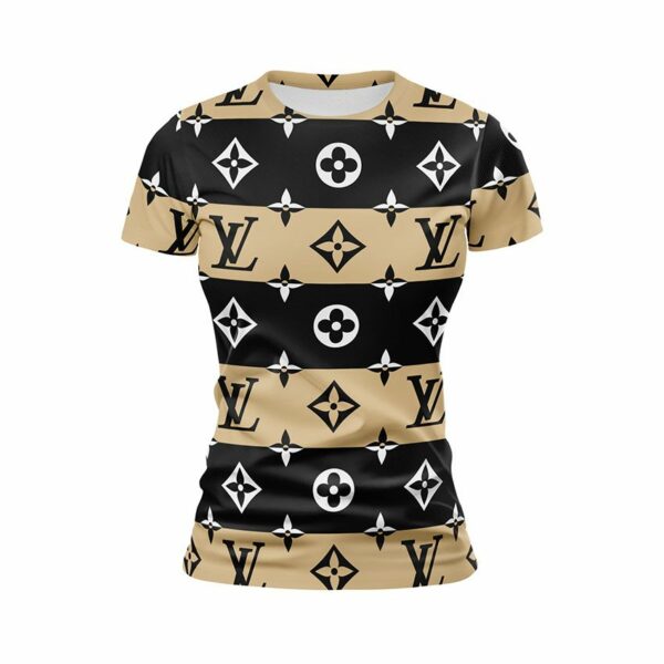 Футболка женская спортивная с принтом «Луи Виттон. Королевский паттерн. Louis Vuitton. Royal pattern»