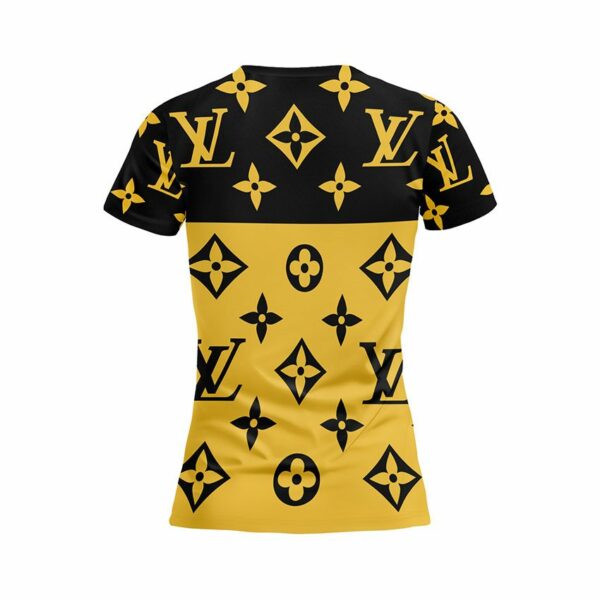 Футболка женская спортивная с принтом «Луи Виттон. Золотой люкс. Louis Vuitton. Golden Luxe»