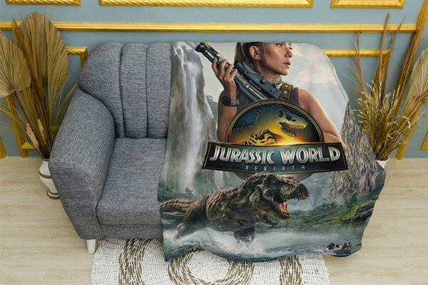 Плед «Світ Юрського періоду. Атака Динозавра. Jurassic World. Dinosaur Attack»