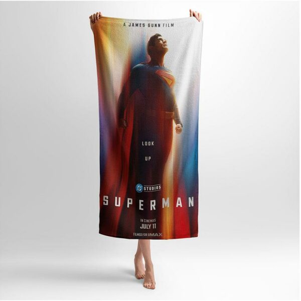 Рушник з принтом «Супермен. Сила світла. Superman. Power of Light»
